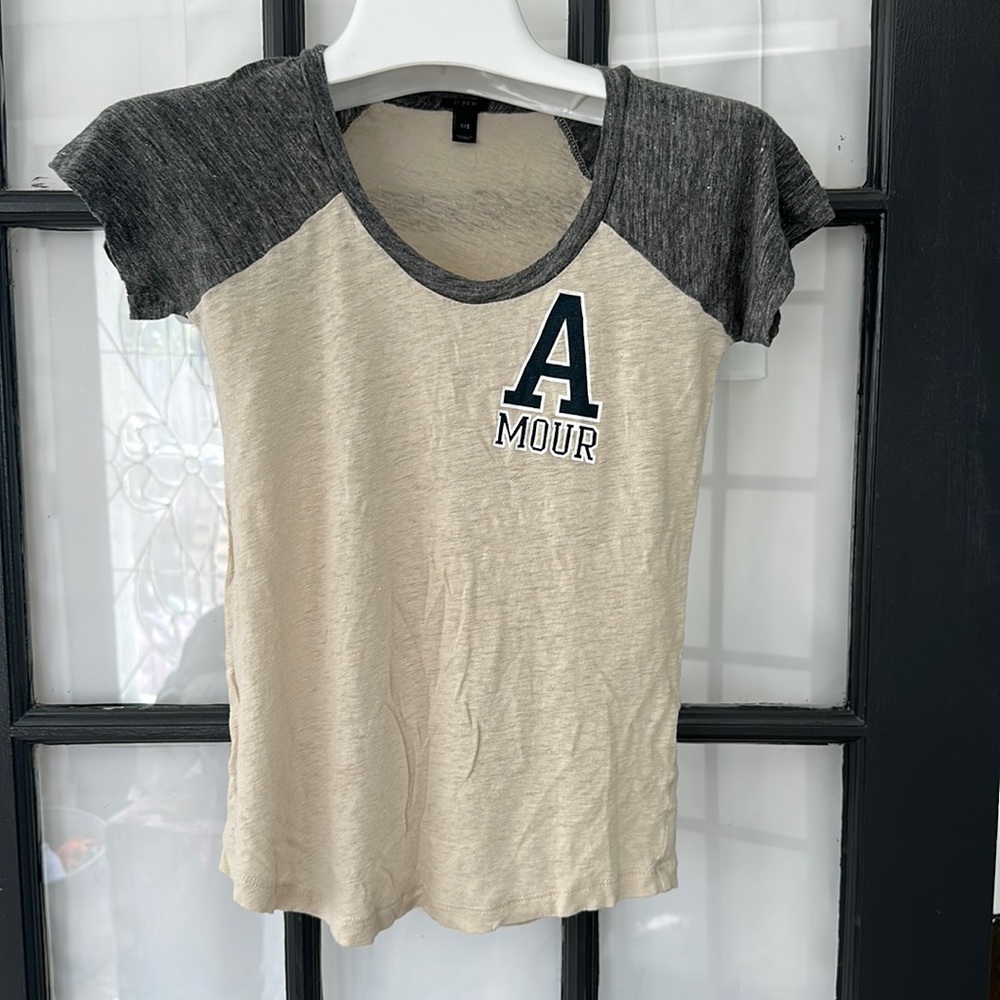 J. Crew Amour raglan tee 🌸 (Amour ❤️)